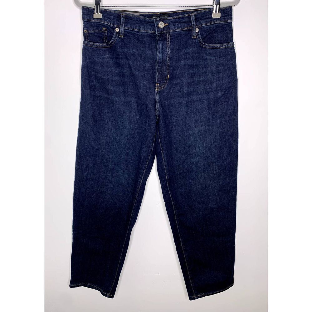Banana Republic Women's Straight Leg Jeans,Some Stretch,Dark Wash,Size 29/8, NWT